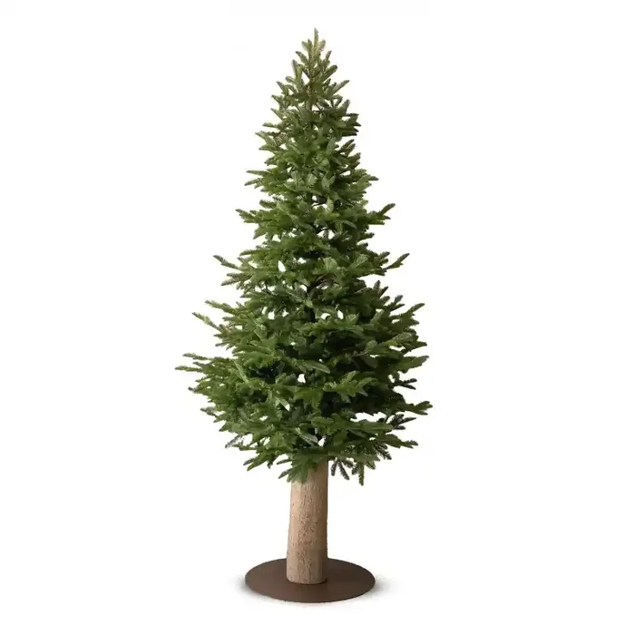 Albero di Natale artificiale Rockefeller Slim by Salvatore Izzo, salvaspazio con base tronco Xone