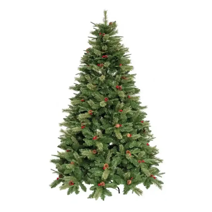 Albero di Natale con pigne e bacche 210 cm Gordon Xone