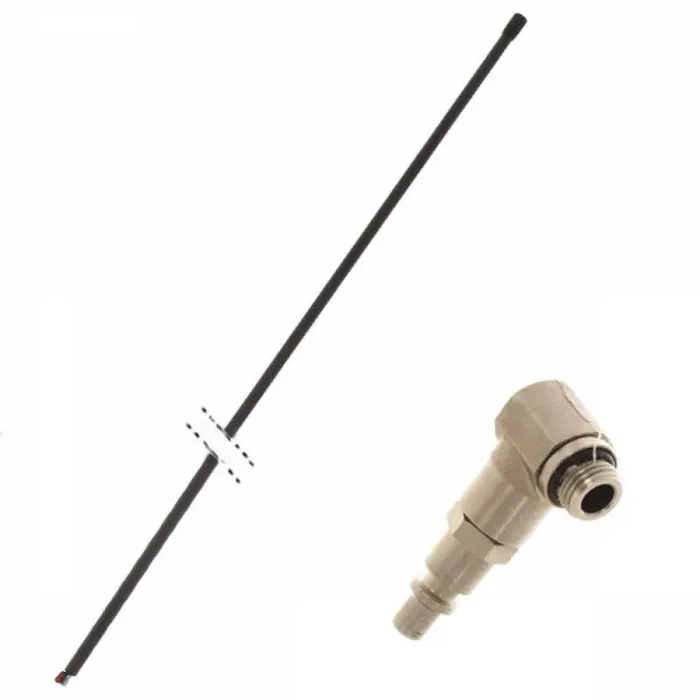 Asta nera per abbacchiatori c/rub – Fissa – in alluminio ExtraLight 250 cm