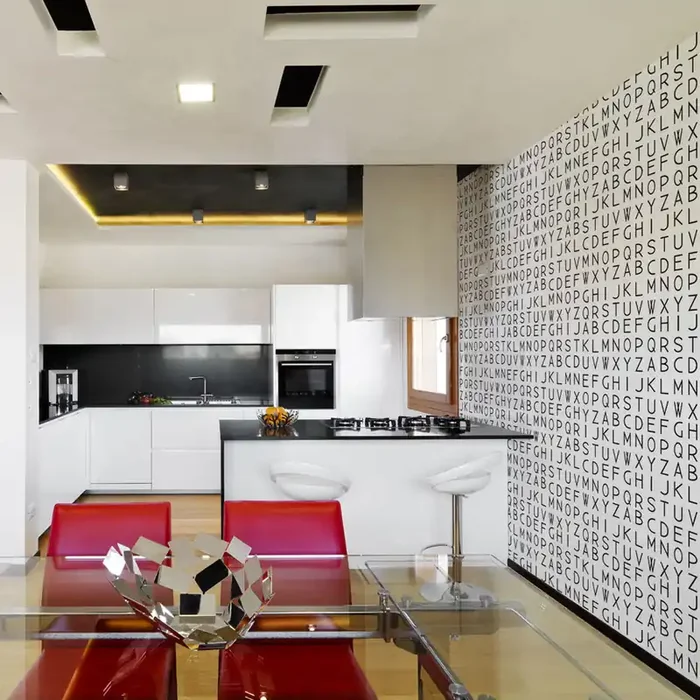 Aufkleber – Alphabet Tapete Erroi – 350 x 270 cm