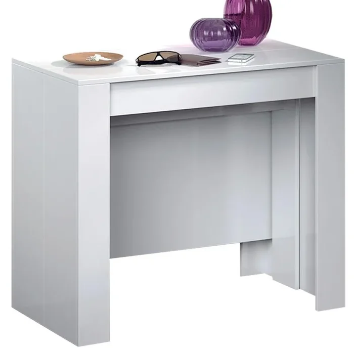 Ausziehbare Konsole H78x90x51 /237 cm 10 Sitze Rizzetti Norway White