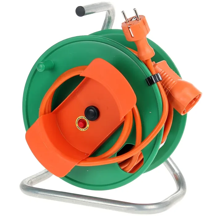 Avvolgicavo elettrico da giardinaggio 15 mt (avvolgitore con cavo)