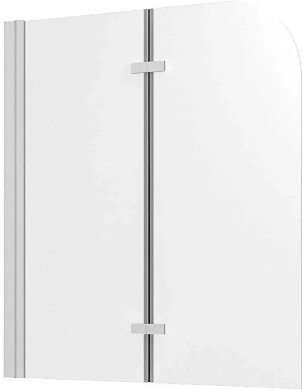 Badewannentrenner 100 cm in transparentem Kristall 6 mm H140 Rizzetti Laze