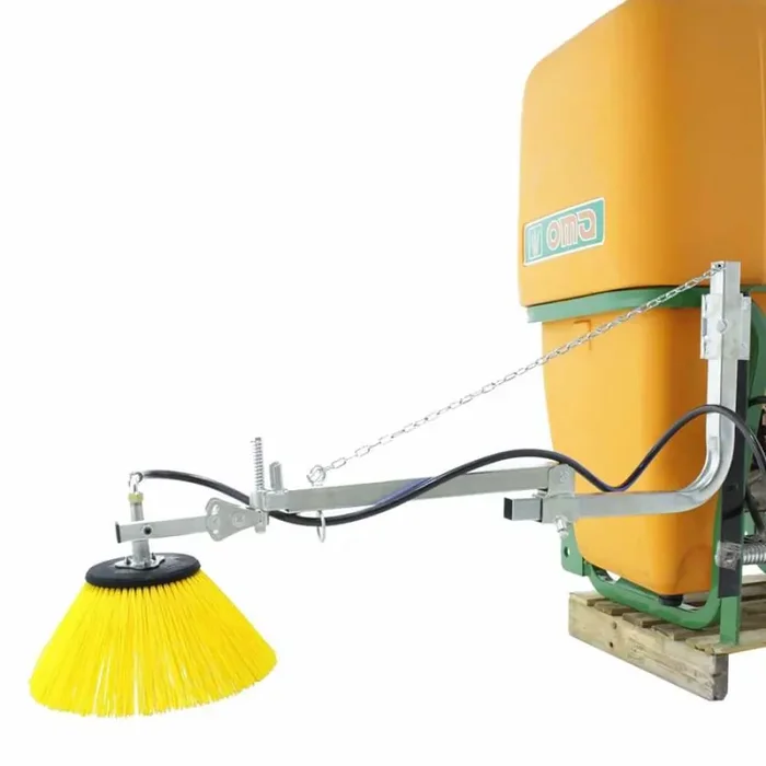 Barra interfilare professionale con spazzola rotante da 40 cm in nylon