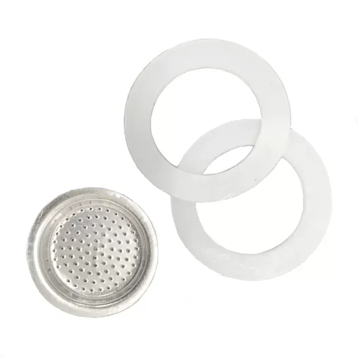BELLOTTI Ricambio Moka Guarnizione in silicone + filtro mezza tazza