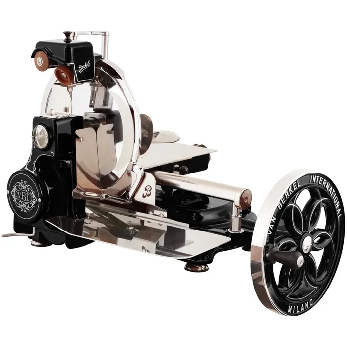 Berkel B114 Nero – Affettatrice a volano – Lama in acciaio cromato da 320 mm