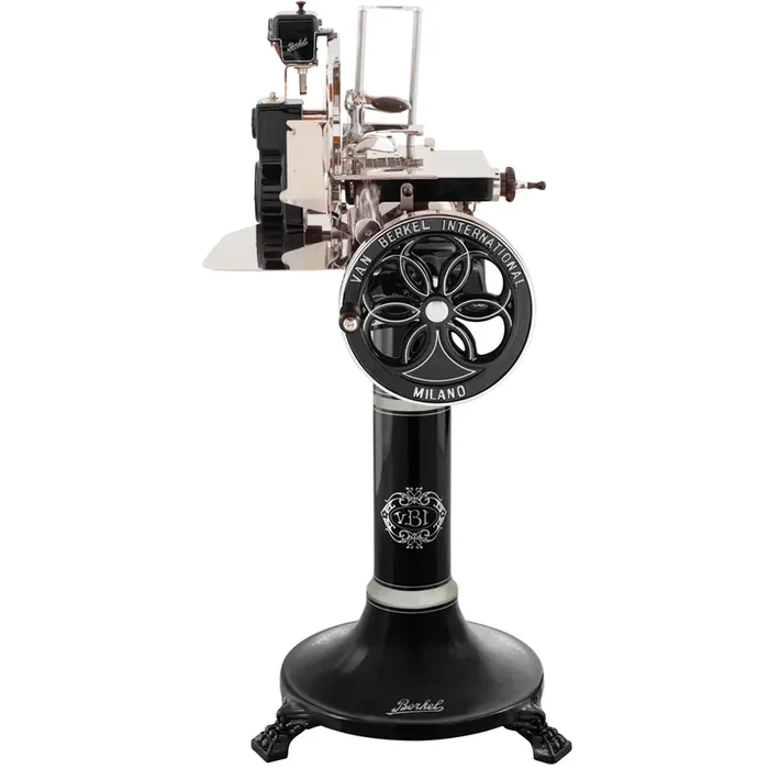 Berkel B114 Nero – Affettatrice a volano con piedistallo – Lama in acciaio cromato da 320 mm