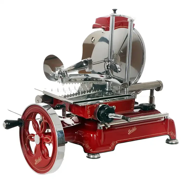 Berkel Tribute Rosso – Affettatrice a volano – Lama in acciaio al cromo da 300 mm