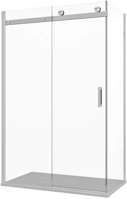 Box Doccia Angolare in Cristallo Trasparente 8mm H190 Rizzetti Shangai Varie Misure – 70×10 cm