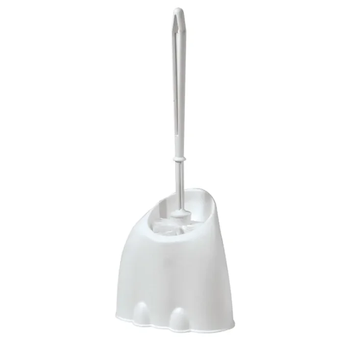 BRONZO portascopino angolare per bagno