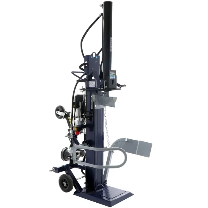 BullMach BM-LS-ET-T 22 V – Spaccalegna ibrido – Verticale – Elettrico e a trattore