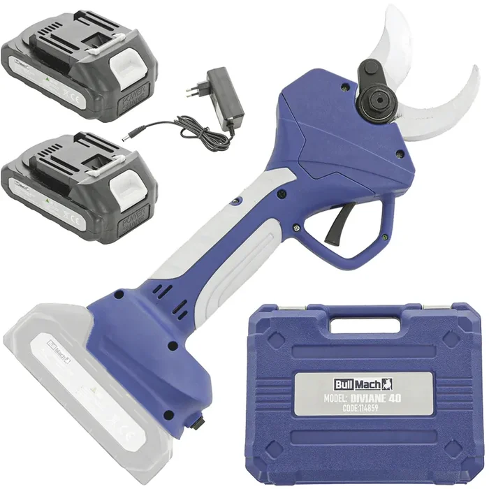 BullMach DIVIANE 40 – Forbice elettrica a batteria – 2x21V 2Ah