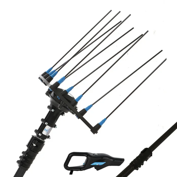 Campagnola Hercules 6 ECO Plug-in – Asta in carbonio da 200 cm – Abbacchiatore elettrico a batteria