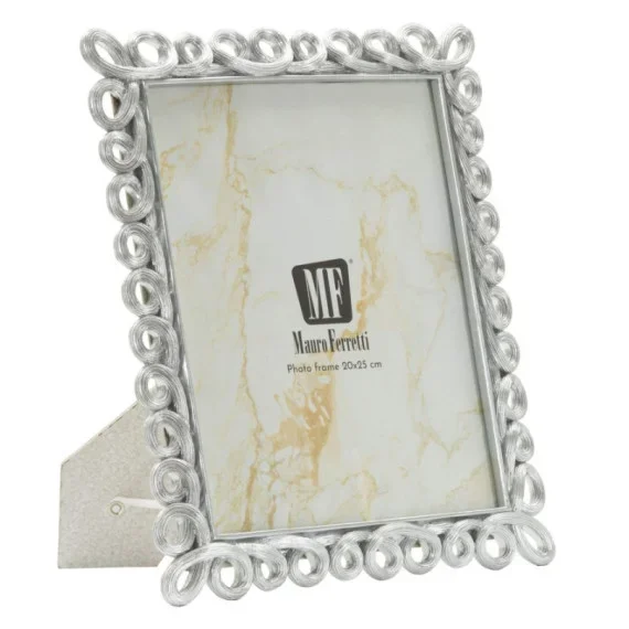 Cornice per foto HOLLOW argentata by Mauro Ferretti