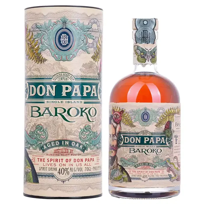 DON PAPA BAROKO RUM vol 40% limited edition con astuccio 70cl