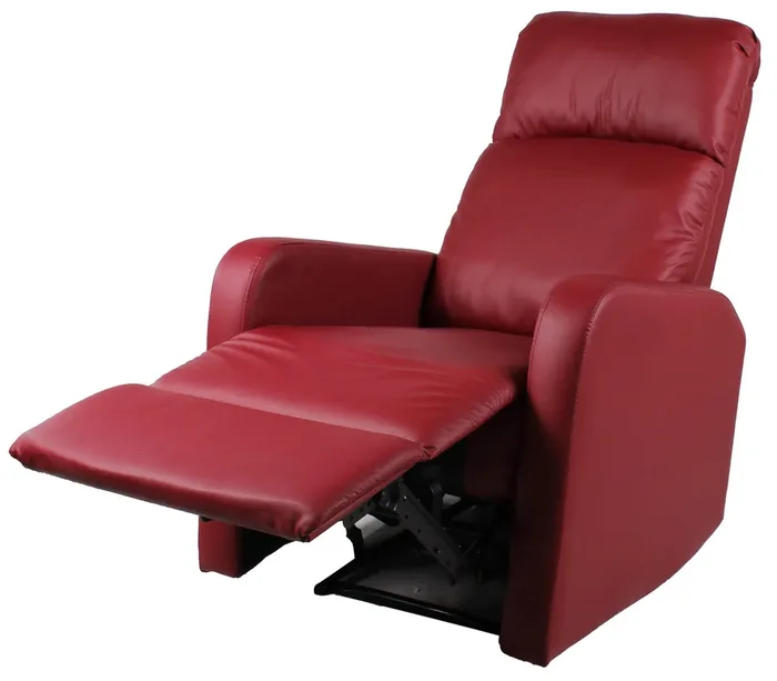 Elektrischer Liftsessel 1 Motor aus Kunstleder Vandi Bordeaux