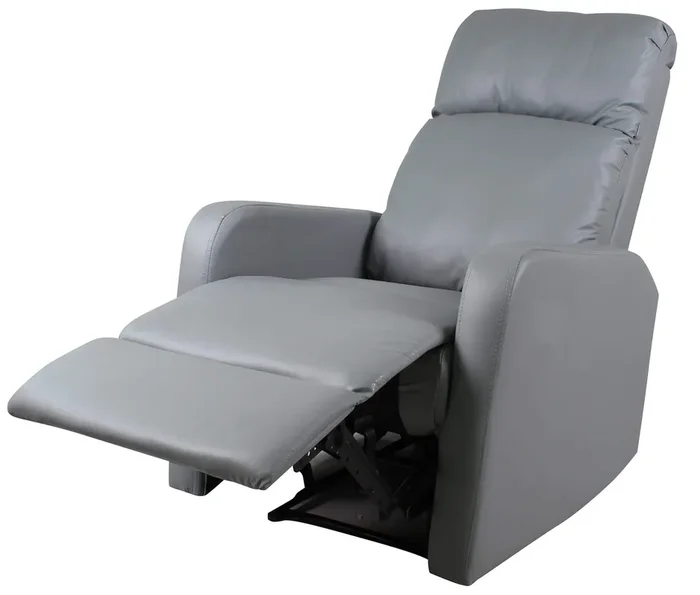 Elektrischer Liftsessel 1 Motor aus Kunstleder Vandi Grey
