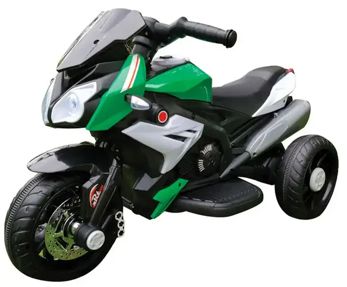Elektrisches Motorrad für Kinder 6V Kidfun Grün