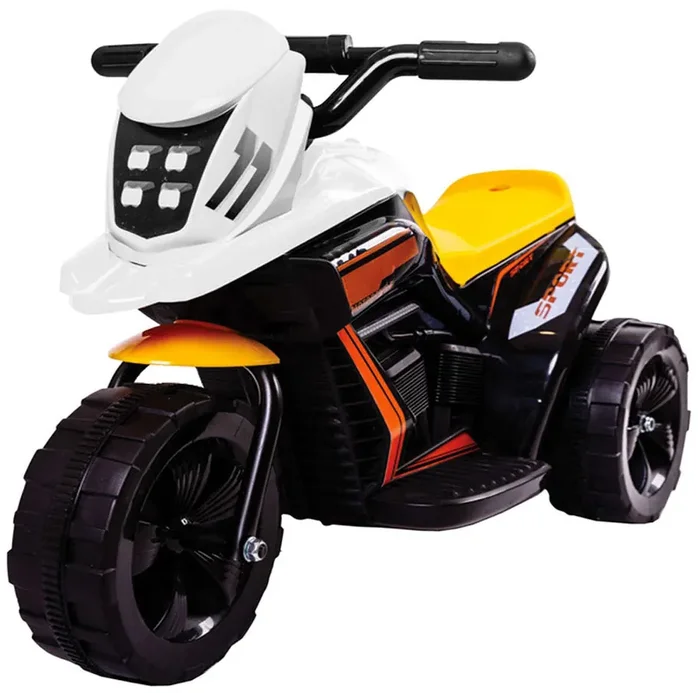 Elektrisches Motorrad für Kinder 6V Kidfun Jolly White