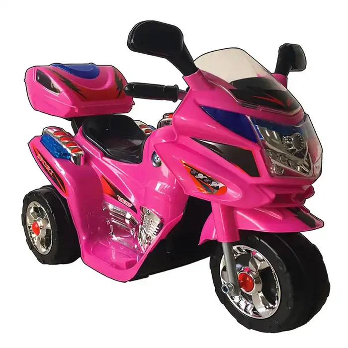 Elektrisches Motorrad für Kinder 6V Kidfun Pink