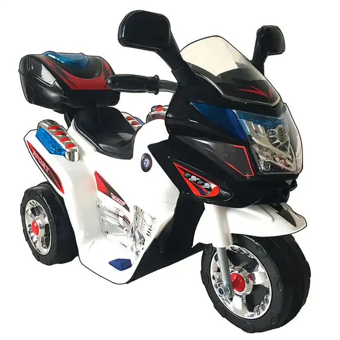 Elektrisches Motorrad für Kinder 6V Kidfun Weiß