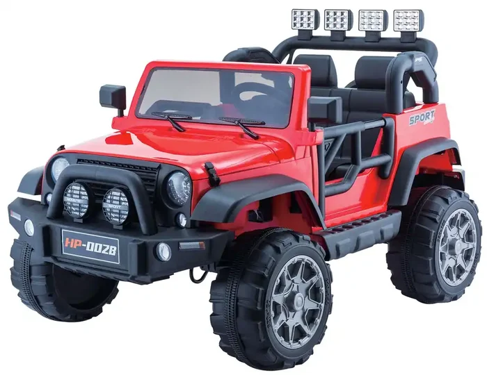 Elektroauto für Kinder 12V 2 Sitze Kidfun Offroad Rot