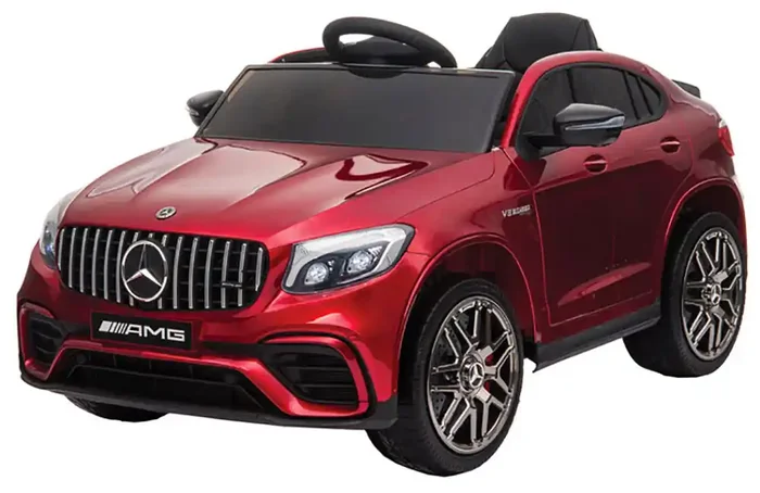 Elektroauto für Kinder 12V Mercedes GLC 63S Coupé Bordeaux Metallic