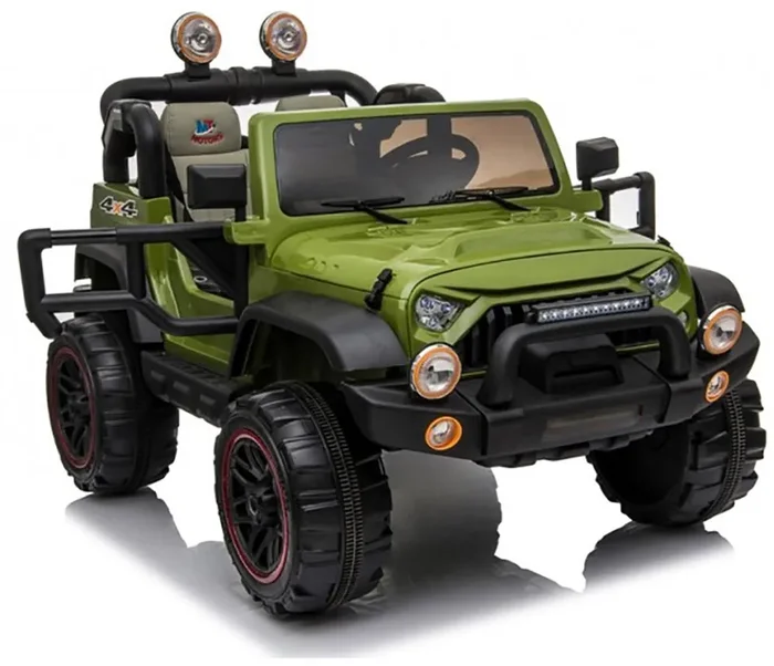 Elektroauto für Kinder 2 Sitze Maxi Offroad 12V Happy Kids Grün