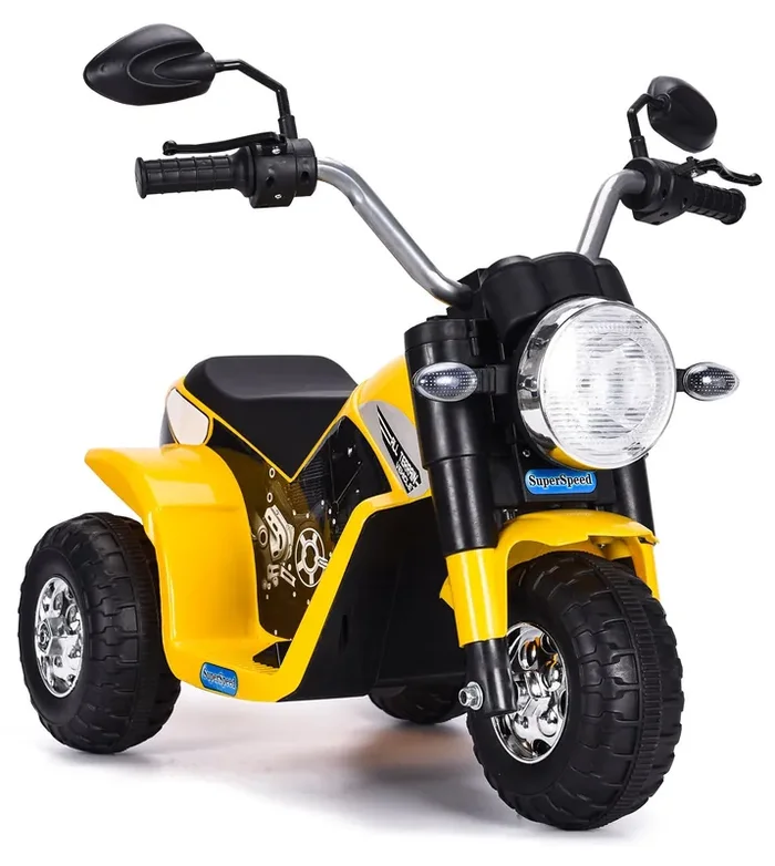 Elektromotorrad für Kinder 6V Kid Go Baby Gelb