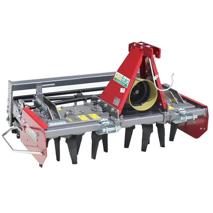 Erpice rotante RF130 – Larghezza di lavoro 130 cm – 12 lame – Serie leggera con rullo a gabbia