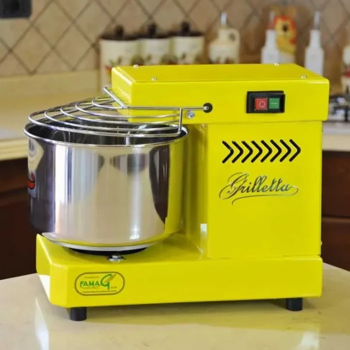 Famag Grilletta IM 5/230 1 Velocità Color Giallo – Impastatrice a spirale 5 Kg