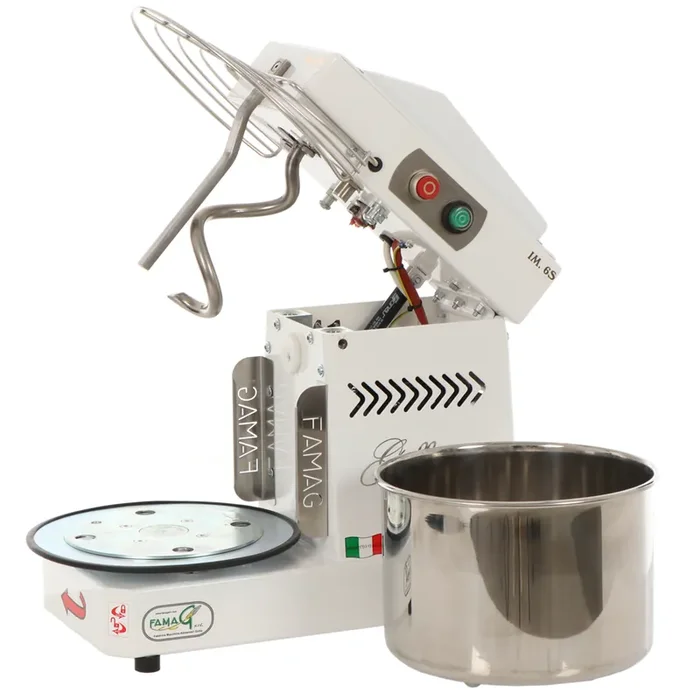 Famag Grilletta IM 6S/230 10 Velocità HH – impastatrice a spirale 6 Kg ad alta idratazione con testa sollevabile