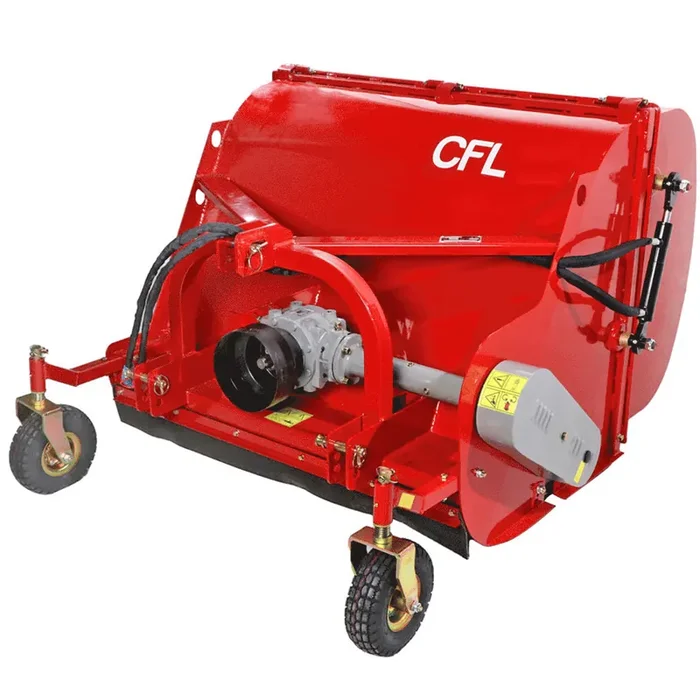 GeoTech-Pro CFL160 – Trinciaerba per trattore – Cesto di raccolta – Raccoglitore – Serie media