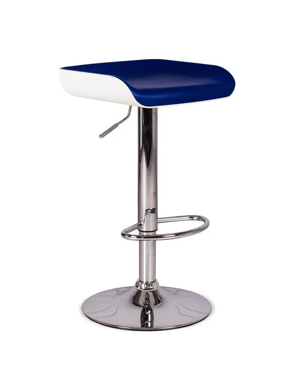 Hocker Gestell verchromt Se.Abs Ric.Leatherette Ken