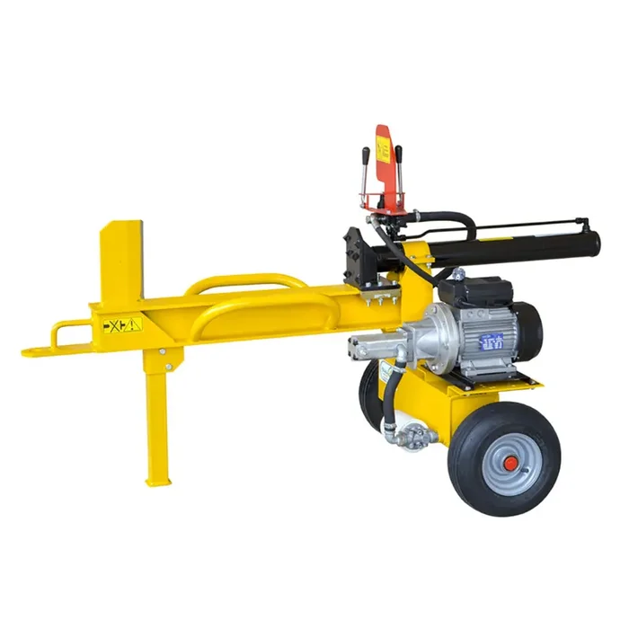 Horizontaler elektrischer Holzspalter 12 Tonnen Famag SL12 und 600