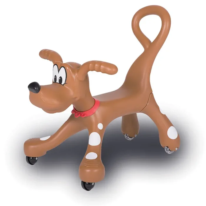 Kid Smile Doog Foot Brauner Aufsitzhund für Kinder