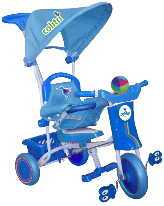 Kinderwagen Dreirad Miller Colitrì Blau
