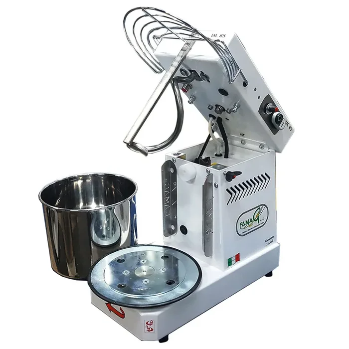 Kippbarer Spiralkneter Abnehmbare Schüssel 8Kg 350W Famag IM 8S 10 Geschwindigkeit