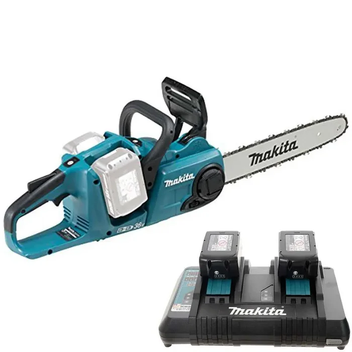 Makita DUC353Z – Elettrosega a batteria – 2 x 18V 5Ah – Lama da 35cm