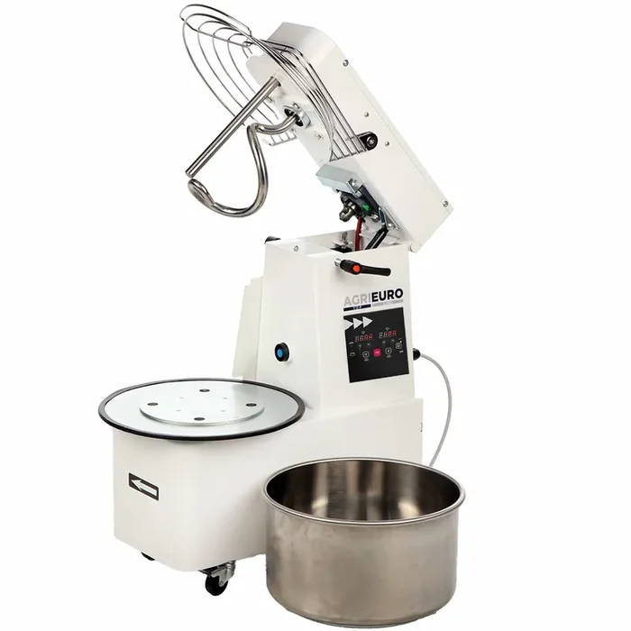 Mixer 2000 T-2G Deluxe DIG – Impastatrice a spirale sollevabile – Da 16 Kg trifase a 2 velocità – Schermo digitale
