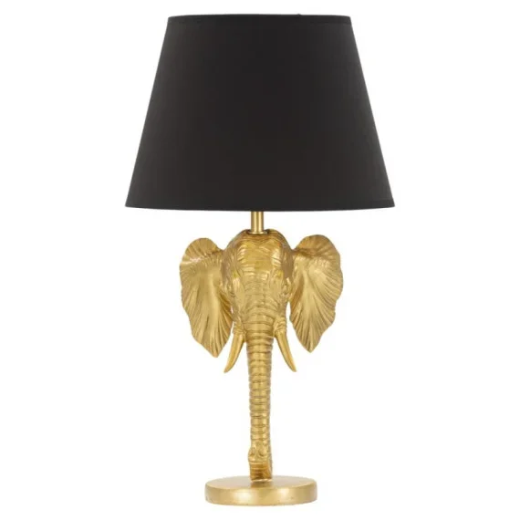 Moderna lampada da tavolo ELEFANTE in metallo CM Ø 32X59 Mauro Ferretti