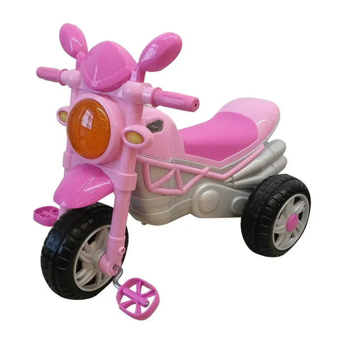 Monster Pink Kinderdreirad mit Pedalen