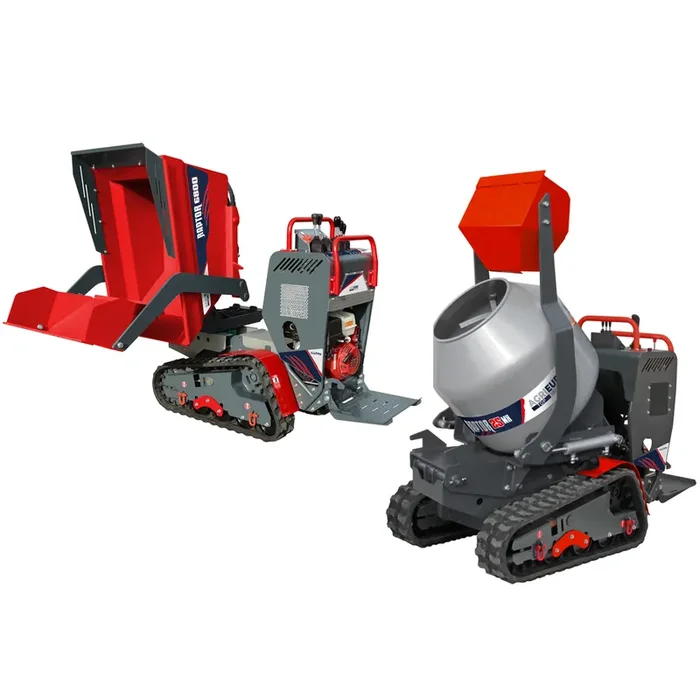 Motocarriola cingolata RAPTOR 6800 HEDT – Honda GXe270 – Con pala + betoniera