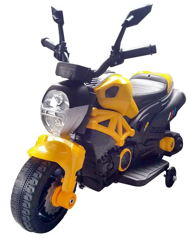Motorrad Elektromotorrad für Kinder 6V Hunter Yellow
