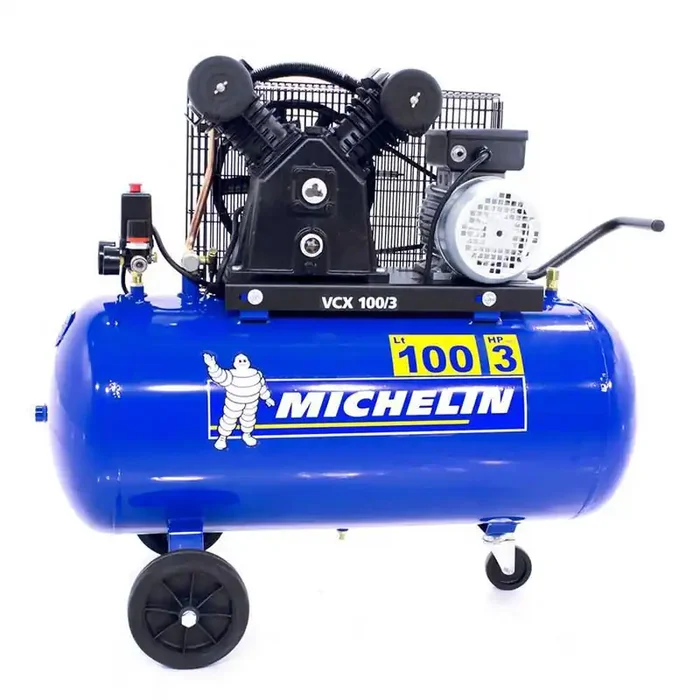 OUTLET – DIFETTI ESTETICI – Michelin VCX 100-3 – Compressore aria elettrico monofase a cinghia – Motore 3 HP – 100 lt