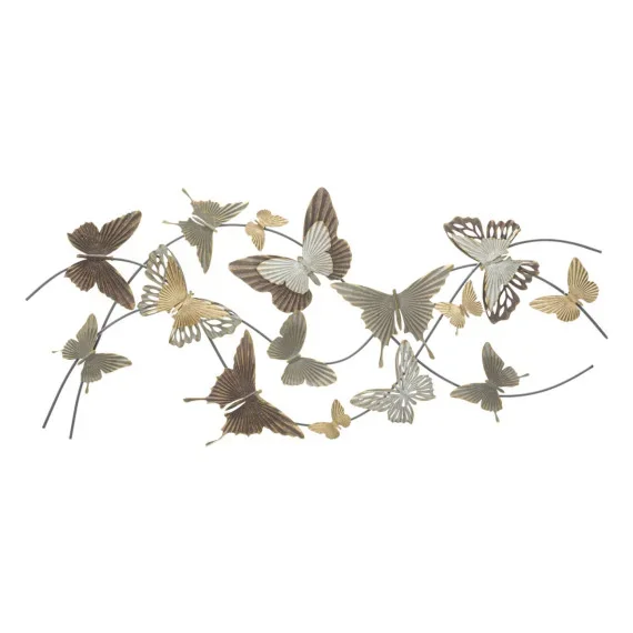 Pannelli decorativi da muro PANNELLO IN FERRO BUTTERFLY SMART CM 118X3X52 Mauro Ferretti