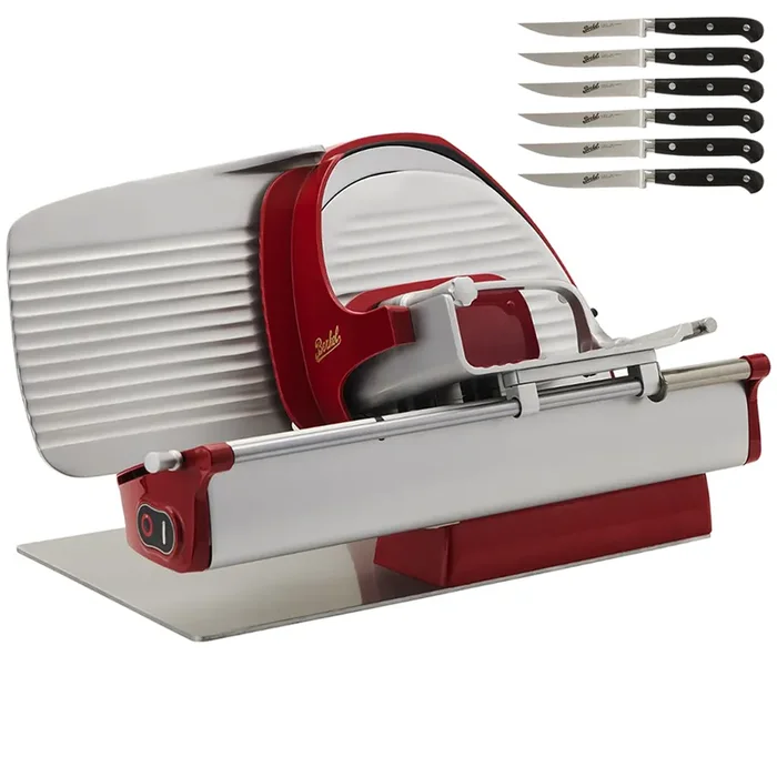 PROMO Berkel Home Line Plus 250 Rossa – Affettatrice con lama 250 mm