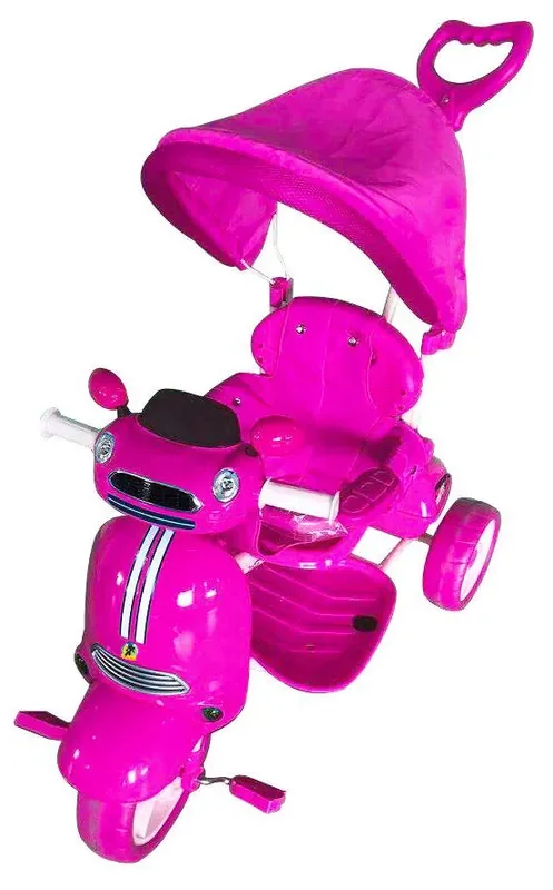 Push-Dreirad für Kinder Kid Go Auto Car Pink