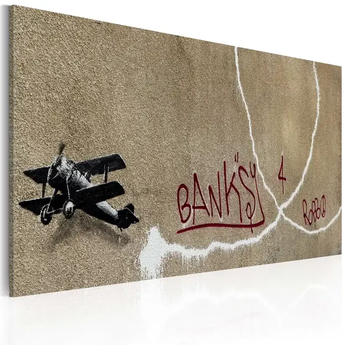 Quadro – Aeroplano D‘Amore Banksy Erroi