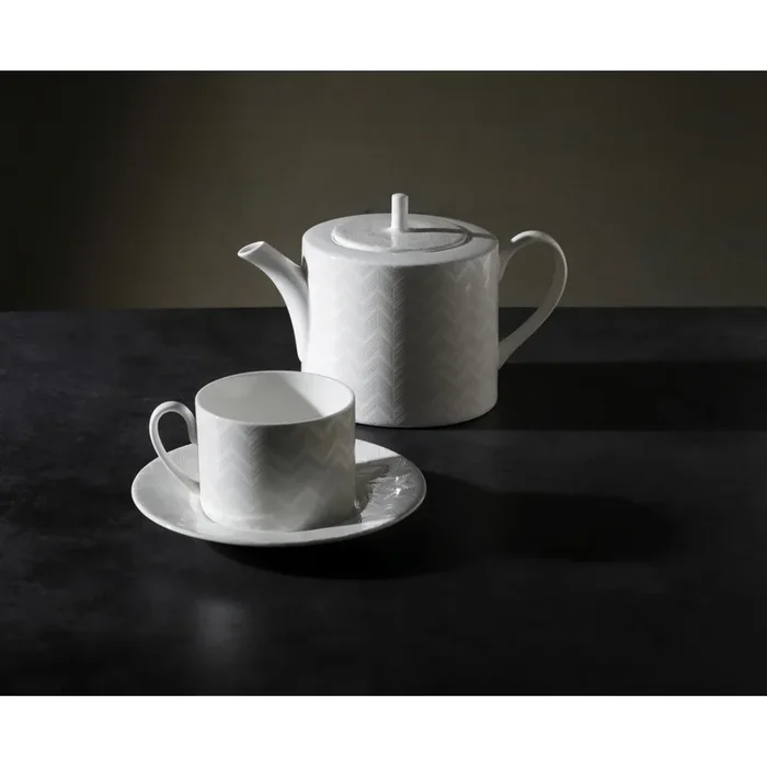 Servizio Té 15 Pezzi Zig Zag White – Missoni